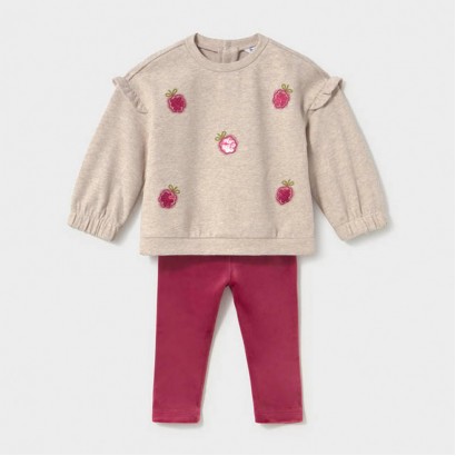 Set bebe Mayoral pentru fetita 2p catifea