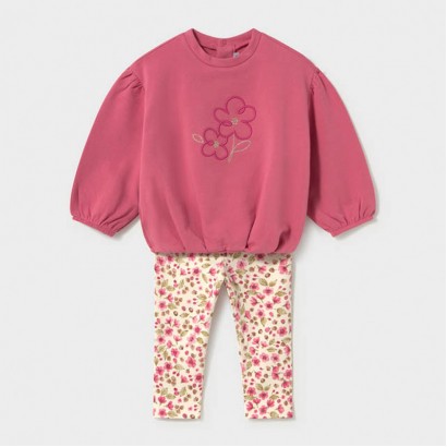Set bebe Mayoral pentru fetita 2 p cu colanti