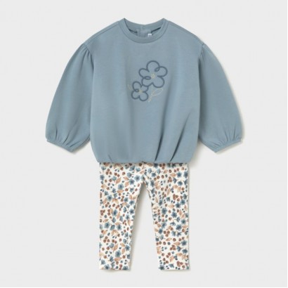 Set bebe Mayoral pentru fetita 2 p cu colanti