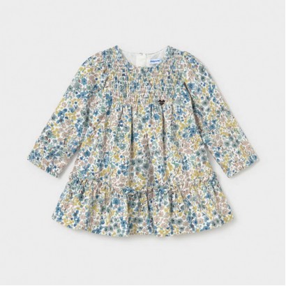 Rochita bebe Mayoral pentru fetita cu print colorat