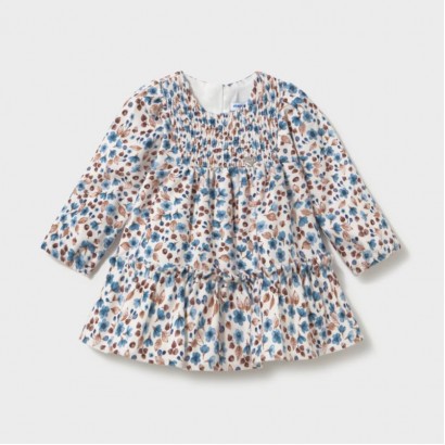 Rochita bebe Mayoral pentru fetita cu print colorat