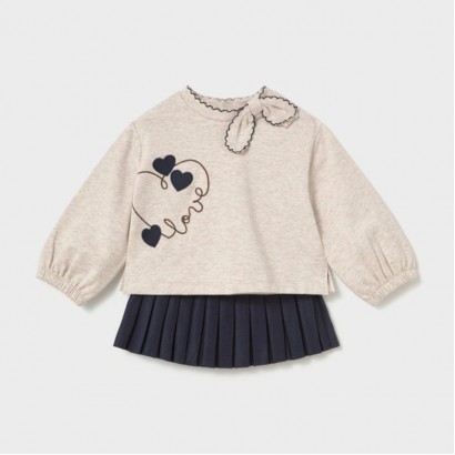 Set bebe Mayoral pentru fetita bluza si fusta
