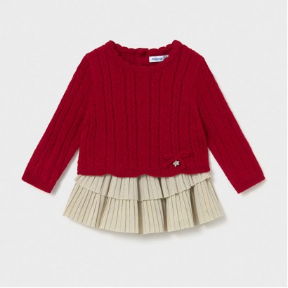 Set bebe Mayoral pentru fetita fusta si pulover