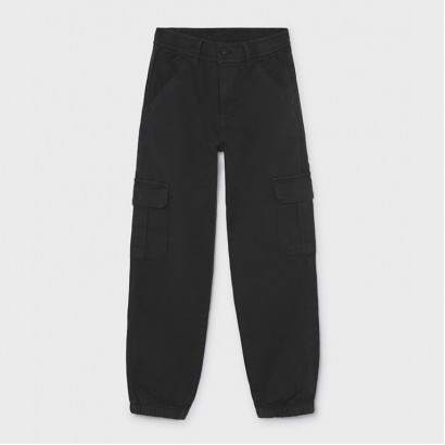 Pantaloni cargo de copii Mayoral pentru baiat cu buzunare
